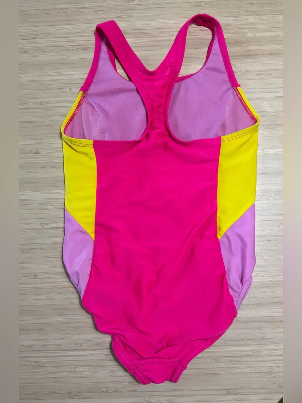 Speedo Girls Hot Pink One-Piece Swimsuit Medium